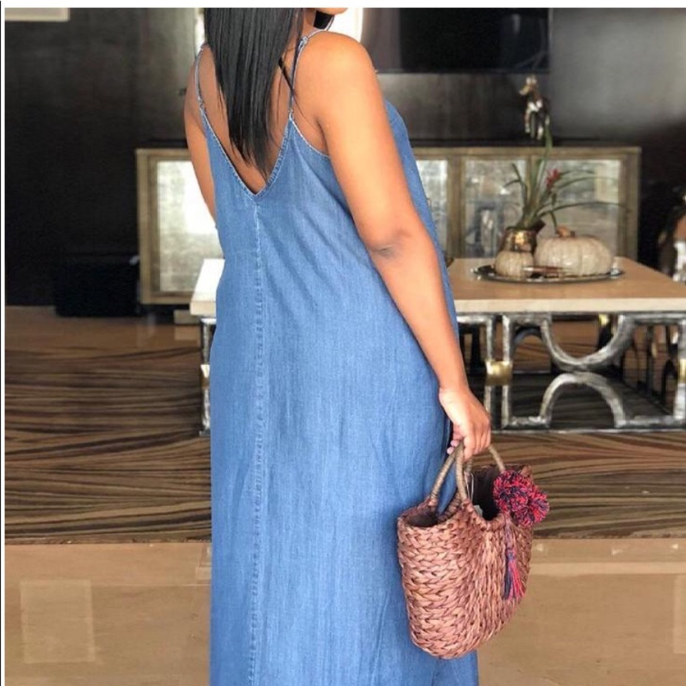 Oversized spaghetti strap loose maxi - Picture 2 of 2